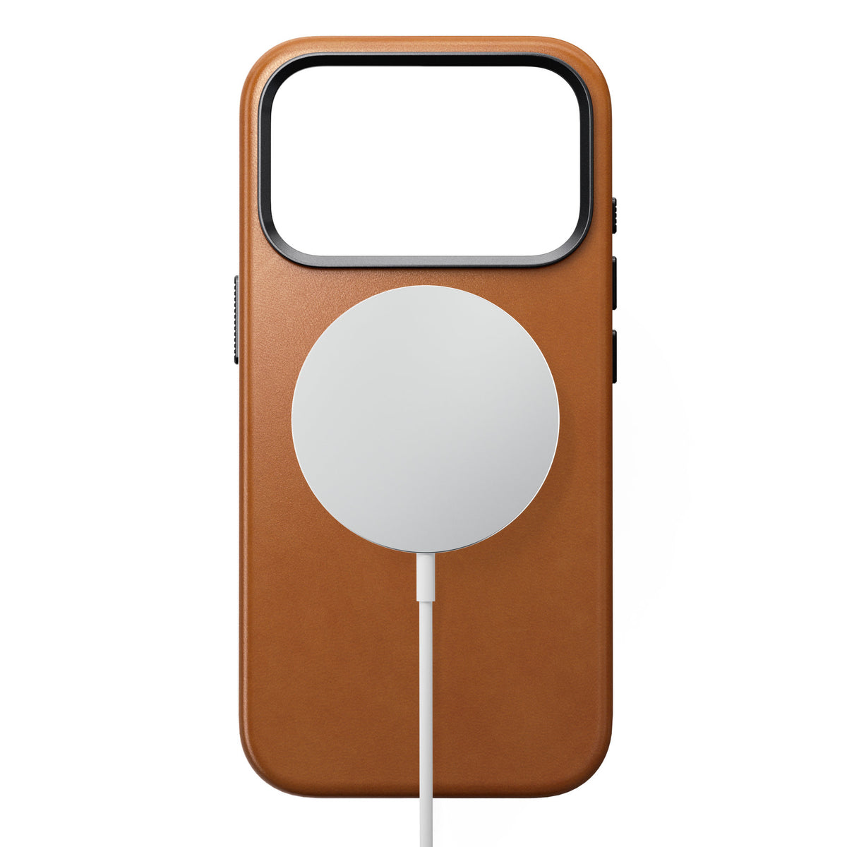 Nomad iPhone 17 Pro/iPhone 18 Pro -kuori Traditional Leather Case Horween Saddle