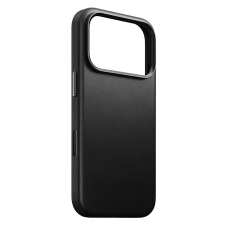 Nomad iPhone 17 Pro/iPhone 18 Pro Kuori Traditional Leather Case Musta