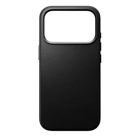 Nomad iPhone 17 Pro/iPhone 18 Pro Kuori Traditional Leather Case Musta