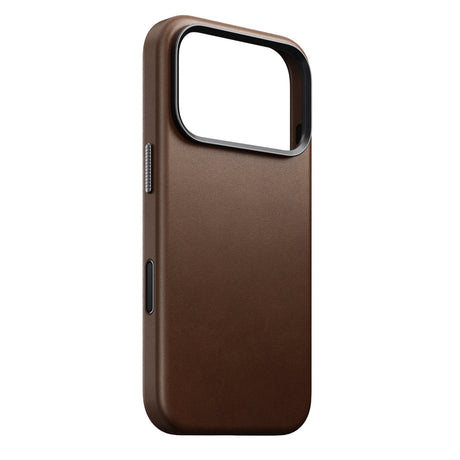 Nomad iPhone 17 Pro/iPhone 18 Pro -kuori Traditional Leather Case Ruskea