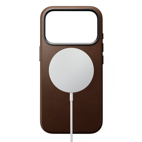 Nomad iPhone 17 Pro/iPhone 18 Pro -kuori Traditional Leather Case Ruskea