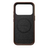 Nomad iPhone 17 Pro/iPhone 18 Pro -kuori Traditional Leather Case Ruskea
