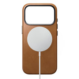 Nomad iPhone 17 Pro/iPhone 18 Pro -kuori Traditional Leather Case English Tan