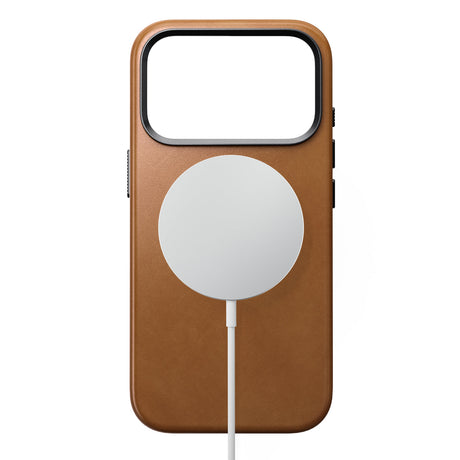 Nomad iPhone 17 Pro/iPhone 18 Pro -kuori Traditional Leather Case English Tan