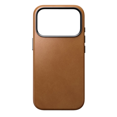 Nomad iPhone 17 Pro/iPhone 18 Pro -kuori Traditional Leather Case English Tan