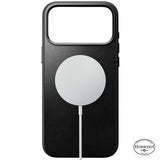 Nomad iPhone 17 Pro Max/iPhone 18 Pro Max Kuori Traditional Leather Case Horween Musta