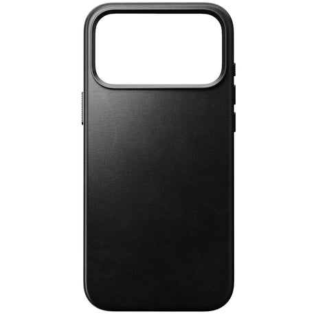 Nomad iPhone 17 Pro Max/iPhone 18 Pro Max Kuori Traditional Leather Case Horween Musta