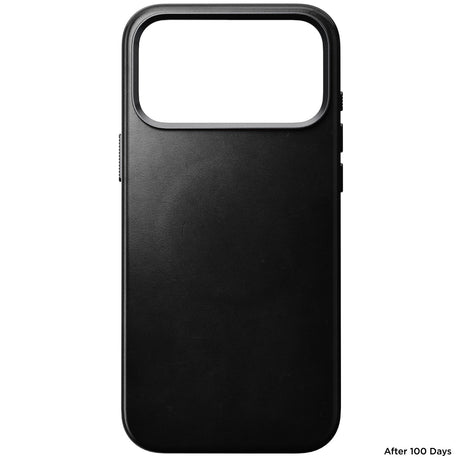 Nomad iPhone 17 Pro Max/iPhone 18 Pro Max Kuori Traditional Leather Case Horween Musta