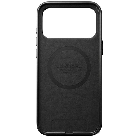 Nomad iPhone 17 Pro Max/iPhone 18 Pro Max Kuori Traditional Leather Case Horween Musta