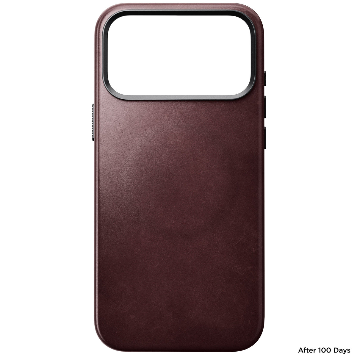 Nomad iPhone 17 Pro Max/iPhone 18 Pro Max -kuori Traditional Leather Case Horween Burgundy