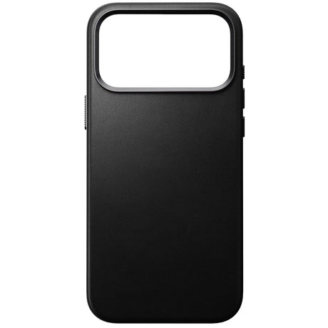 Nomad iPhone 17 Pro Max/iPhone 18 Pro Max Kuori Traditional Leather Case Musta