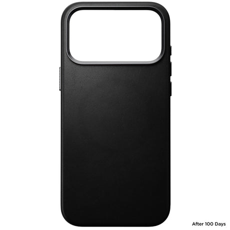 Nomad iPhone 17 Pro Max/iPhone 18 Pro Max Kuori Traditional Leather Case Musta