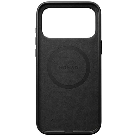 Nomad iPhone 17 Pro Max/iPhone 18 Pro Max Kuori Traditional Leather Case Musta