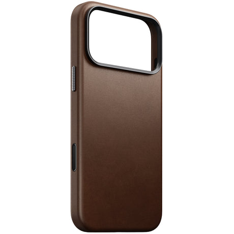 Nomad iPhone 17 Pro Max/iPhone 18 Pro Max -kuori Traditional Leather Case Ruskea
