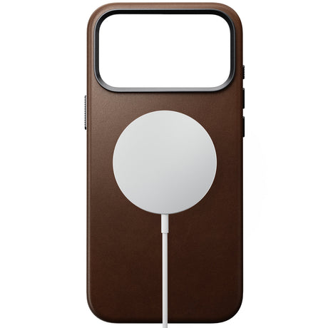 Nomad iPhone 17 Pro Max/iPhone 18 Pro Max -kuori Traditional Leather Case Ruskea