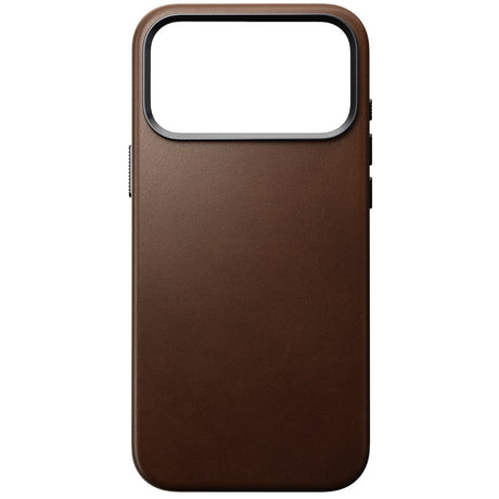Nomad iPhone 17 Pro Max/iPhone 18 Pro Max -kuori Traditional Leather Case Ruskea