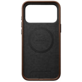 Nomad iPhone 17 Pro Max/iPhone 18 Pro Max -kuori Traditional Leather Case Ruskea