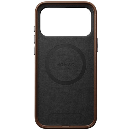 Nomad iPhone 17 Pro Max/iPhone 18 Pro Max -kuori Traditional Leather Case Ruskea