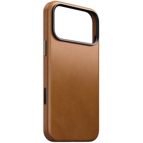 Nomad iPhone 17 Pro Max/iPhone 18 Pro Max -kuori Traditional Leather Case English Tan