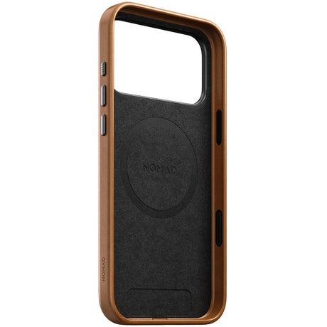 Nomad iPhone 17 Pro Max/iPhone 18 Pro Max -kuori Traditional Leather Case English Tan