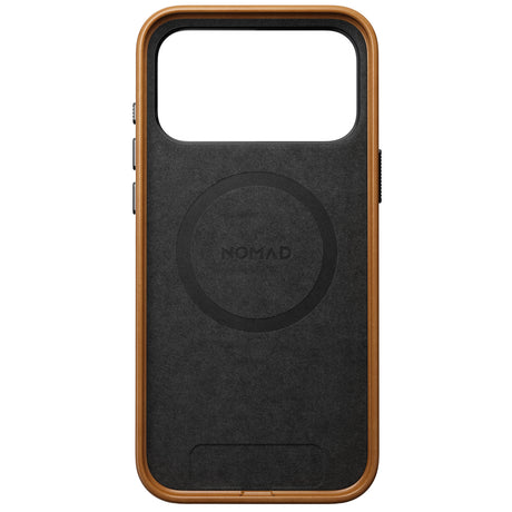 Nomad iPhone 17 Pro Max/iPhone 18 Pro Max -kuori Traditional Leather Case English Tan