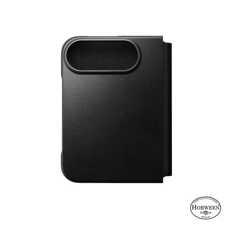 Nomad iPhone Duo Kotelo Traditional Leather Folio Horween Musta