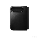Nomad iPhone Duo Kotelo Traditional Leather Folio Horween Musta