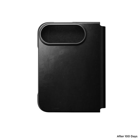 Nomad iPhone Duo Kotelo Traditional Leather Folio Horween Musta