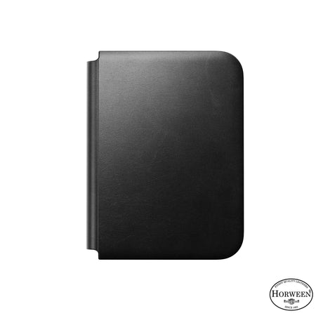 Nomad iPhone Duo Kotelo Traditional Leather Folio Horween Musta