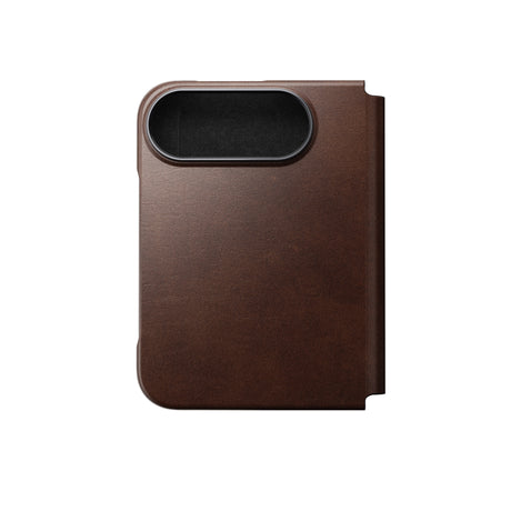 Nomad iPhone Duo Kotelo Traditional Leather Folio Horween Rustic Brown