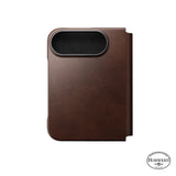 Nomad iPhone Duo Kotelo Traditional Leather Folio Horween Rustic Brown