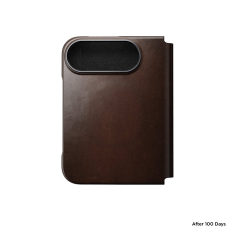 Nomad iPhone Duo Kotelo Traditional Leather Folio Horween Rustic Brown