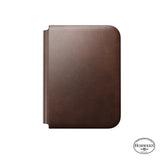 Nomad iPhone Duo Kotelo Traditional Leather Folio Horween Rustic Brown
