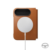 Nomad iPhone Duo Kotelo Traditional Leather Folio Horween Saddle