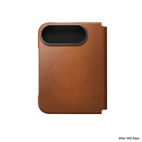 Nomad iPhone Duo Kotelo Traditional Leather Folio Horween Saddle
