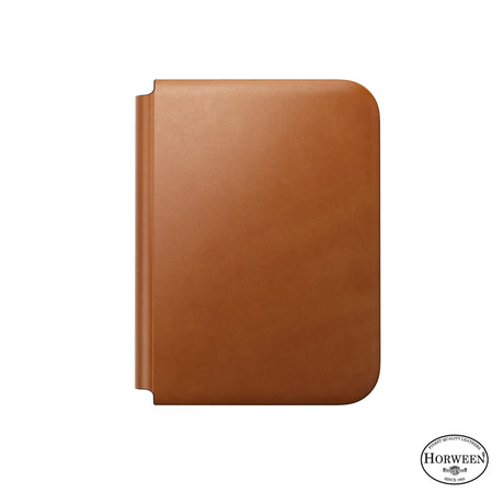 Nomad iPhone Duo Kotelo Traditional Leather Folio Horween Saddle