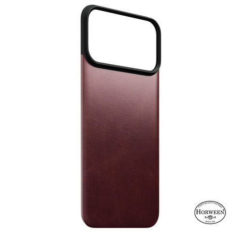 Nomad iPhone 17 Pro Max/iPhone 18 Pro Max Kuori Mag-nahkainen takaosa Burgundy