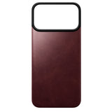 Nomad iPhone 17 Pro Max/iPhone 18 Pro Max Kuori Mag-nahkainen takaosa Burgundy