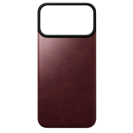 Nomad iPhone 17 Pro Max/iPhone 18 Pro Max Kuori Mag-nahkainen takaosa Burgundy