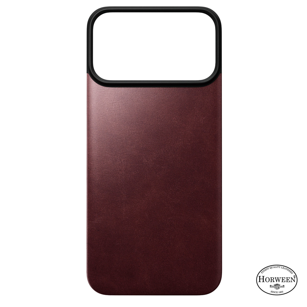 Nomad iPhone 17 Pro Max/iPhone 18 Pro Max Kuori Mag-nahkainen takaosa Burgundy