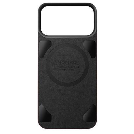 Nomad iPhone 17 Pro Max/iPhone 18 Pro Max Kuori Mag-nahkainen takaosa Burgundy