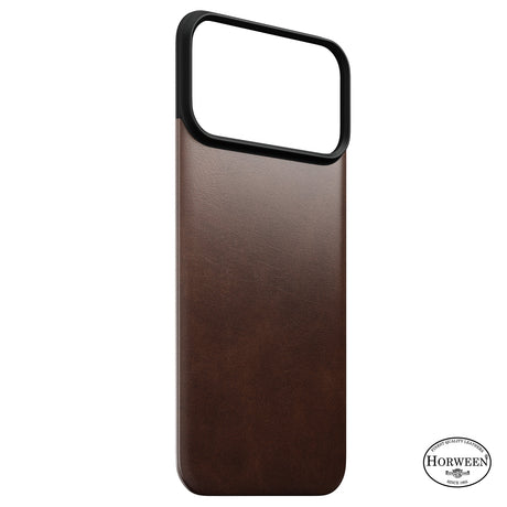 Nomad iPhone 17 Pro Max/iPhone 18 Pro Max Kuori Mag-nahkainen takaosa Rustic Brown