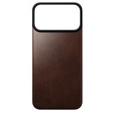 Nomad iPhone 17 Pro Max/iPhone 18 Pro Max Kuori Mag-nahkainen takaosa Rustic Brown