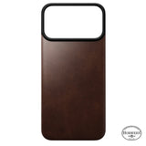 Nomad iPhone 17 Pro Max/iPhone 18 Pro Max Kuori Mag-nahkainen takaosa Rustic Brown