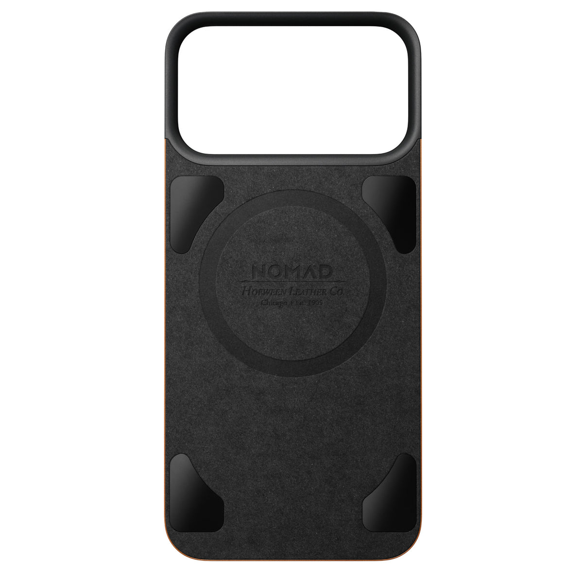 Nomad iPhone 17 Pro Max/iPhone 18 Pro Max Kuori Mag-nahkainen takaosa Saddle