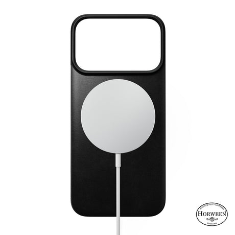 Nomad iPhone 17 Pro/iPhone 18 Pro Kuori Mag-nahkainen takaosa Musta