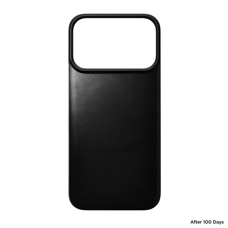 Nomad iPhone 17 Pro/iPhone 18 Pro Kuori Mag-nahkainen takaosa Musta