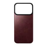 Nomad iPhone 17 Pro/iPhone 18 Pro Kuori Mag-nahkainen takaosa Burgundy