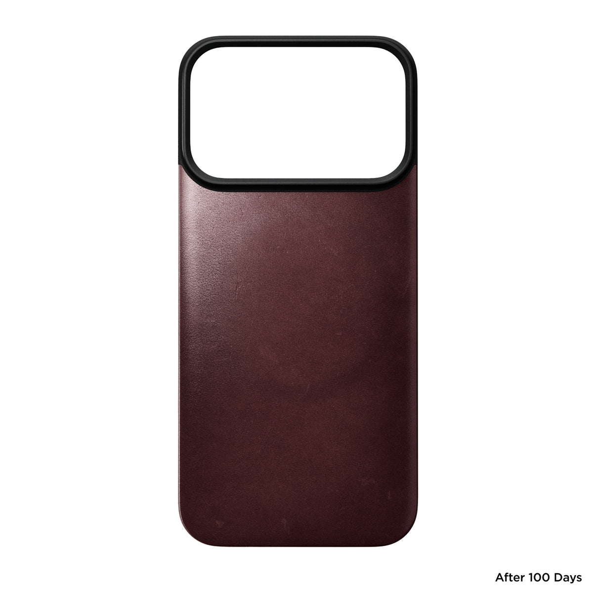 Nomad iPhone 17 Pro/iPhone 18 Pro Kuori Mag-nahkainen takaosa Burgundy