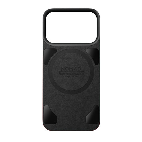 Nomad iPhone 17 Pro/iPhone 18 Pro Kuori Mag-nahkainen takaosa Burgundy
